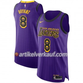 NBA Los Angeles Lakers Trikot Kobe Bryant 8 2018-19 Nike City Edition Lila Swingman - Herren